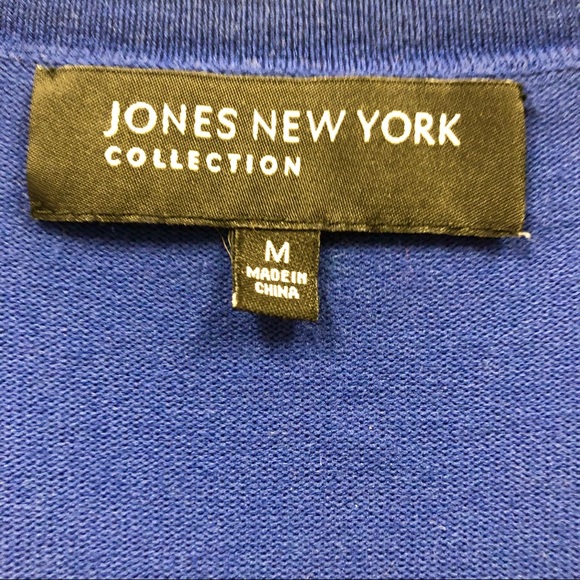 Royal Blue Long Sleeve Cardigan - Picture 6 of 6